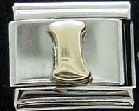 Gold Letter I - Talexia Letter enamel Italian charm